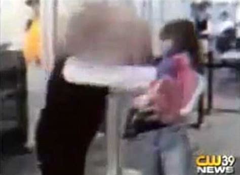Airport Security Staff Caught On Camera Body Searching Crying Year Old Girl Daily Mail Online