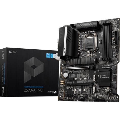 Buy Msi Z590 A Pro Desktop Motherboard Intel Chipset Socket Lga