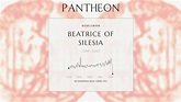 Beatrice of Silesia Biography - 14th century Queen of Germany | Pantheon