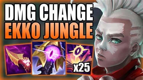 HOW TO PLAY EKKO JUNGLE CARRY AFTER THE DAMAGE CHANGES Best Build