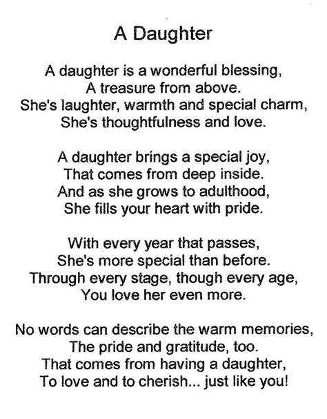 Happy Birthday Baby Girl Poem Best Happy Birthday Wishes Daughter