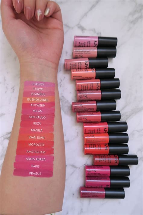 Today i'm swatching all the nyx soft matte lip creams on my arm and on my lips! NYX Matte Lip Cream Vault: Entire Collection Swatches ...