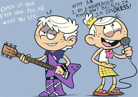 The Lincoln House Luna And Luan By Spritermax The Loud House In