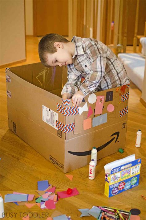 4 Tips For Extreme Box Decorating Busy Toddler