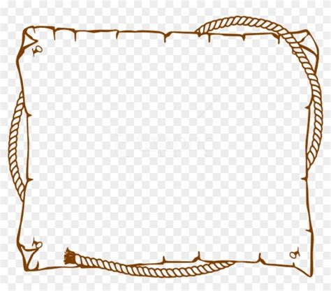 Find Hd Free Png Border Rope Western At Clker Vector Online