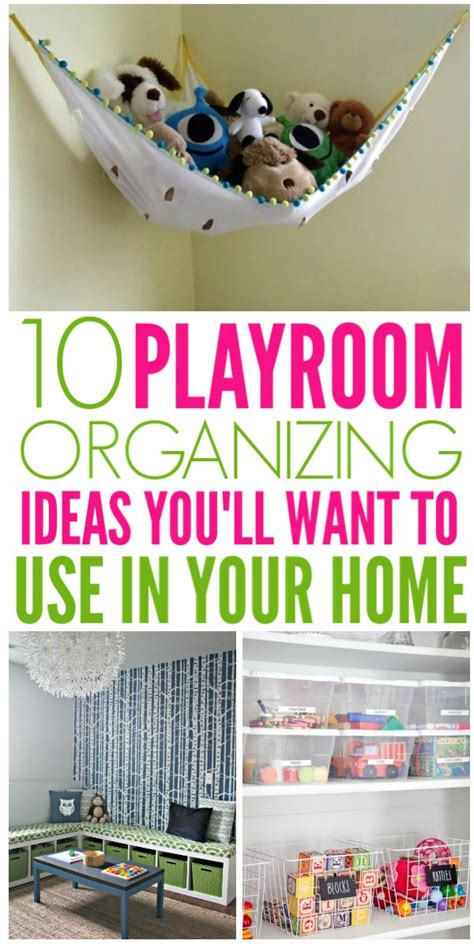 More information about 10 genius organizing ideas for your kid's room=====1. 10 Of The Best Ways To Organize Your Playroom | Kids room ...