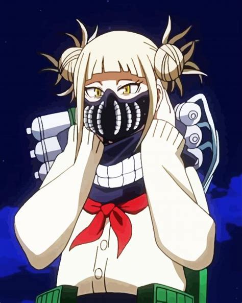 Himiko Toga My Hero Academia Paint By Numbers Pbn Canvas