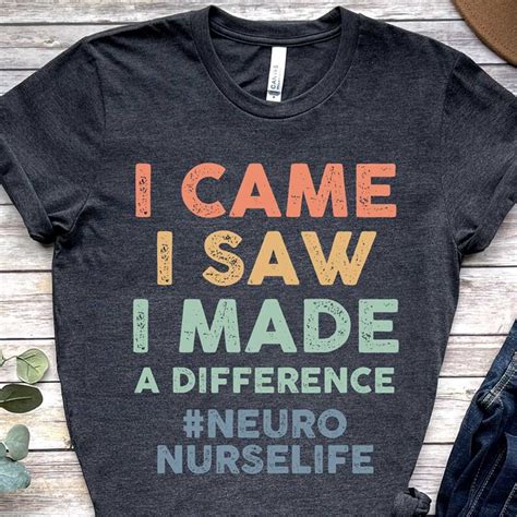Neuro Nurse Shirt Neuro Nurse Tshirt Neuro Nurse T Neu Inspire