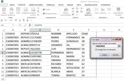 Tablas De Datos En Excel Ejemplos Para Aprender