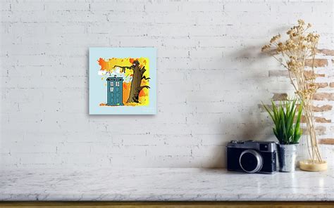 Doctor Who X Calvin And Hobbes Canvas Print Canvas Art By Rkzn