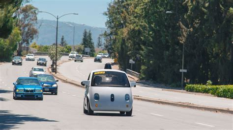 Google Auto Test von selbstfahrenden Autos auf der Straße DER SPIEGEL