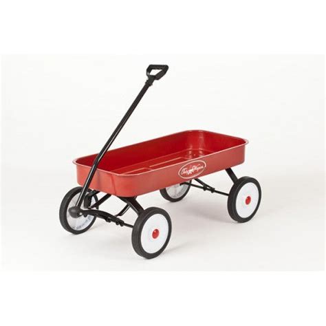 Toby Classic Pull Along Red Wagon Cart Trolley Truck Garden To