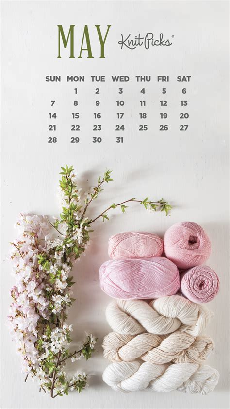 Free Downloadable May Calendar Knitpicks Staff Knitting Blog
