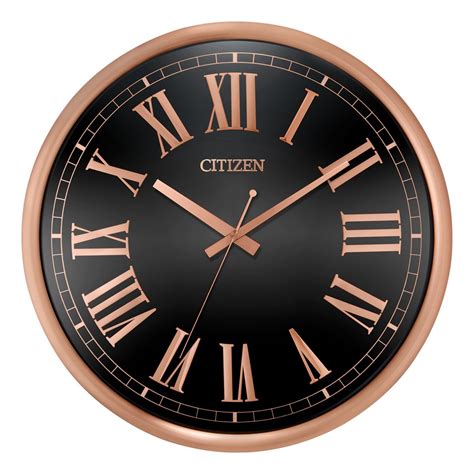 Citizen 14 Wall Clock Rose Gold Citizen Clocks Cc2024