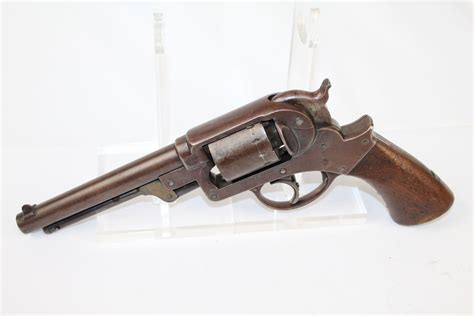 Civil War Eben T Starr Model 1858 Double Action Revolver Antique