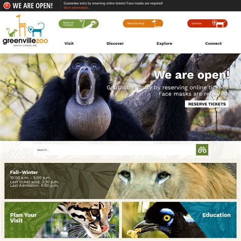 Greenville Zoo Sc Official Website Archived 2022 05 10