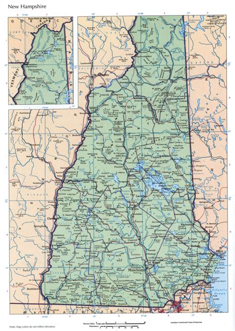 Road Maps Of Nh 460597 Pertaining To Printable Road Map