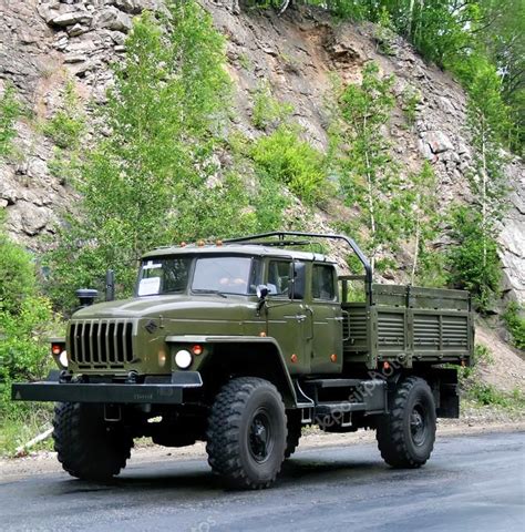 Ural 43206 4x4 Russian Army Автомобили Транспорт Ведро
