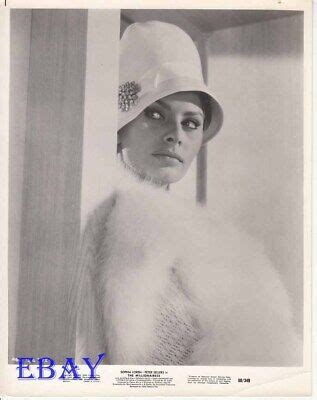 Sophia Loren Sexy In Fur The Millionairess Vintage Photo Ebay