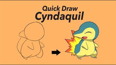 How To Draw Cyndaquil សាកគូរ Pokémon Youtube