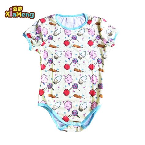Custom Print Adult Baby Romper Pajamas Onesie Buy Adult Romper