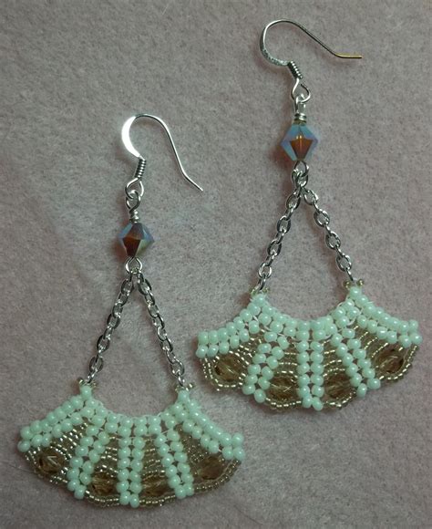 Fun Fiesta Earrings PDF Bead Weaving Pattern Tutorial INSTANT Etsy