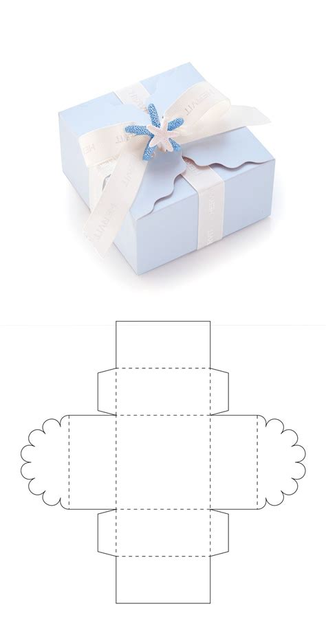 Cajita Para Recuerdo De Bautizo Diy T Box Template Paper Box Diy