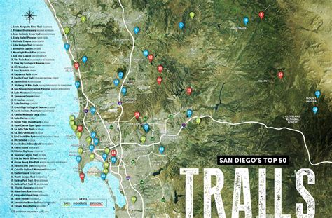 San Diegos Top 50 Trails San Diego Magazine April 2015 San