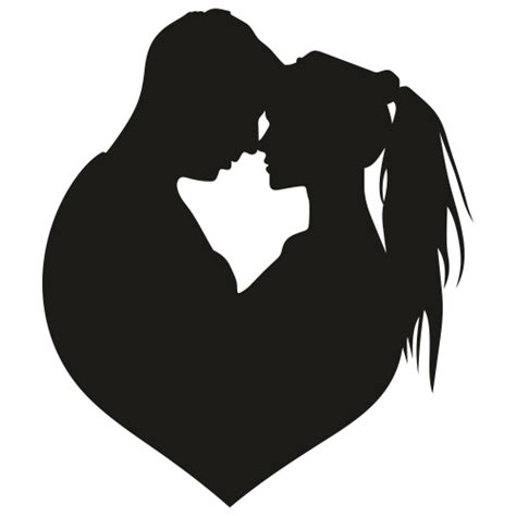 Kissing Couple Svg Download Kissing Couple Vector File