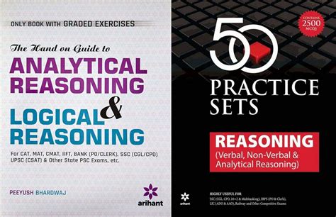 2 BOOKS COMBO OF Analytical Logical Reasoning For CAT Other