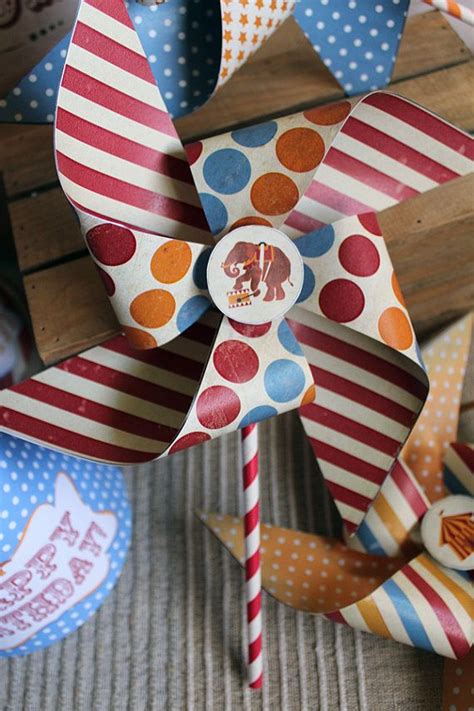 Vintage Circus Pinwheels Instant Download Classic Combo Etsy Sweden