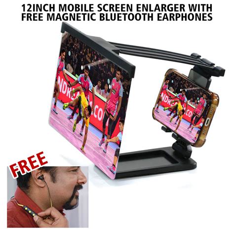Buy Extra Large Mobile Screen Enlarger With Free Magnetic Bluetooth