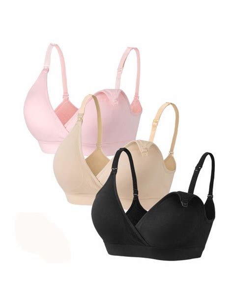 buy yosico nursing bra 3 pack women s maternity pregnancy seamless