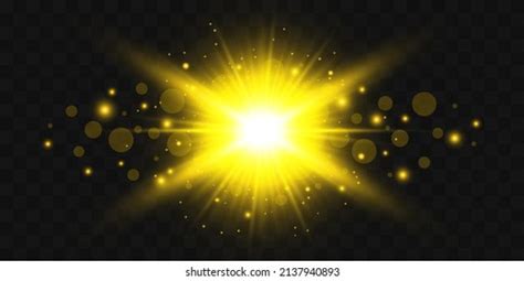 Bright Star Light Effect Bright Star Stock Vector Royalty Free