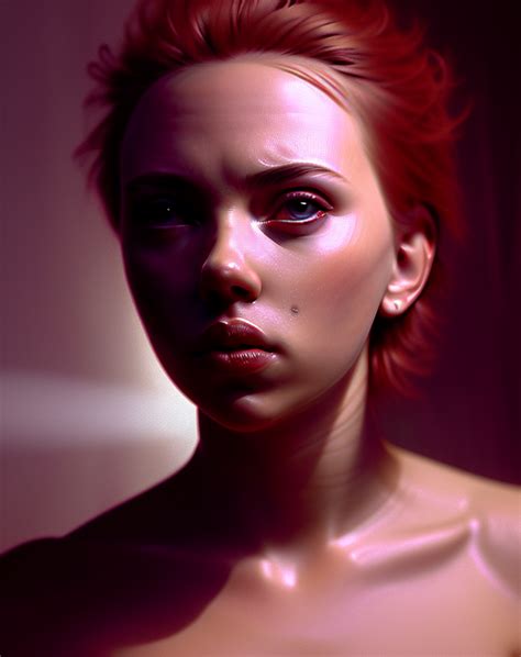 Krea Ai Scarlett Johansson Naked Smoke Realistic Photo