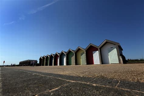 Beach Huts On The Northumberland Coast At Blyth Beach Chronicle Live