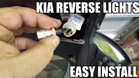 How To Replace Reverse Lights 2010 2014 Kia Sorento Youtube