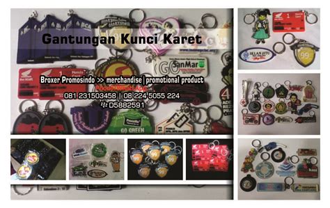 Gantungan Kunci Karet Gelang Karet Souvenir Promosi Surabaya Aneka