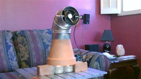 Candle Powered Heater Improved Diy Radiant Space Heater Wfan With Images Diy