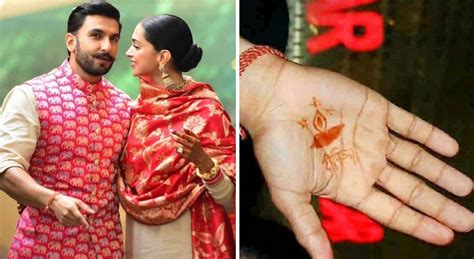 Ranveer Singhs Mehendi With Deepikas Name Written In Hindi Makes Fans Go Gaga Over Their ‘jodi