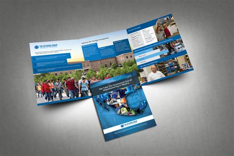 manufacturing company  page brochure brochure design  printing