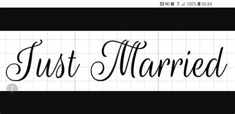 Just Married Stencil For Our Vintage Get Away Car Made By