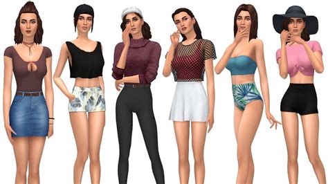 Cute Sims Base Game Outfits