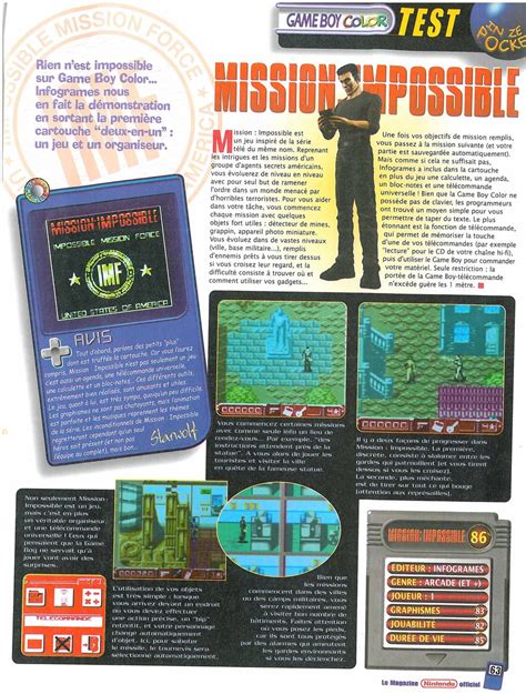 Mission Impossible Gameboy Color Romstation