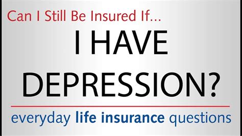 Buying life insurance, whether it's term life insurance, universal life insurance or another type of policy, helps you to protect your loved what are the best policies for people with depression? Life Insurance with Depression & Bipolar - YouTube
