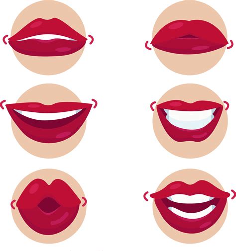 Mouth Kiss Cartoon Lips Transprent Png Free Big Mouth Lips Cartoon