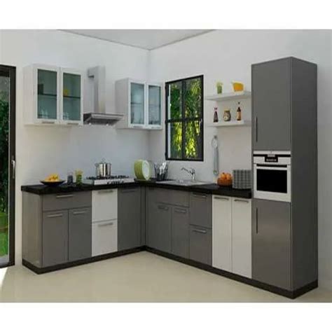 Acrylic L Shape Modular Kitchen At Rs 1500square Feet L Shaped