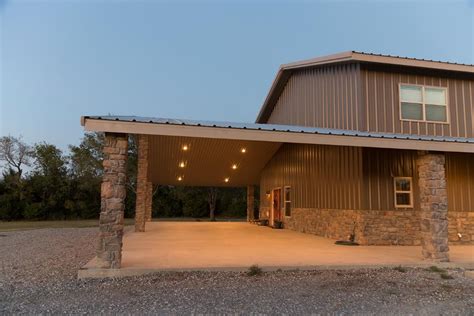 See how these converted barn homes balance rustic style with modern livability and comfort. Two Story Living - Custom Steel Buildings Photo Gallery - Mueller, Inc | Barn house plans, Metal ...