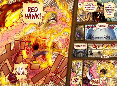 Red Hawk Luffy Vs Doflamingo By Charly Z On Deviantart