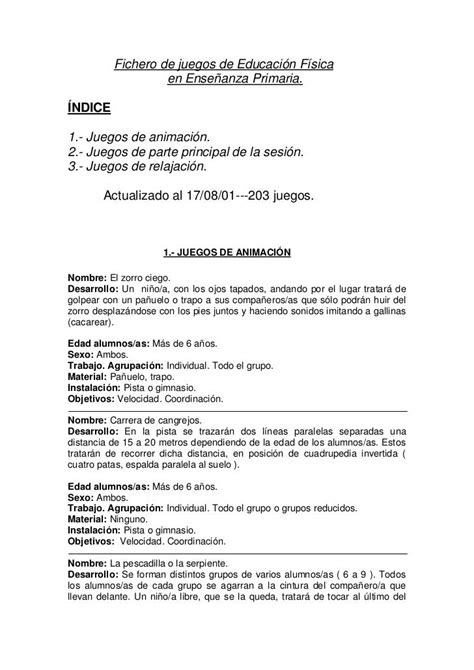 Lo último que necesitas realizar es un conjunto de instrucciones para ayudar a los otros jugadores a aprender a. Fichero de juegos de Educación Física en Enseñanza ...